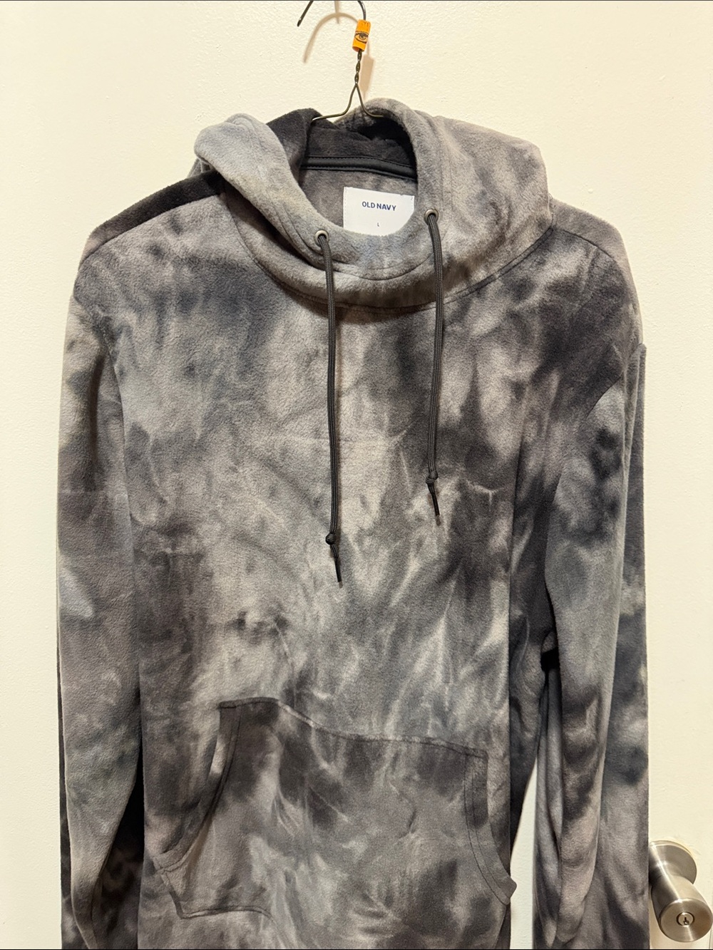Old Navy Men’s Gray Black Tie-Dye Hoodie